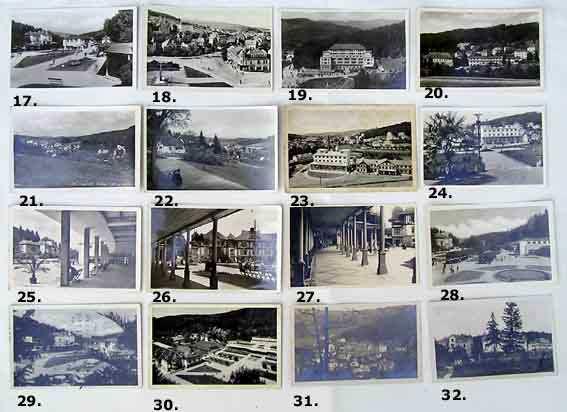 - 16 - Luhačovice 17 32 17. Lázně Luhačovice - Lázeňské náměstí, čb, PP, 1939, I. 25.- 18. Lázně Luhačovice - Nám. Rudé armády, čb, PP, 1958, I. 25.- 19.