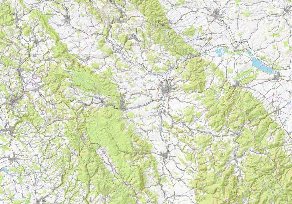 Mapka s označením cílů Mapka z oznaczeniem atrakcji turystycznych A
