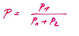 Two methods: i) many measurements of de/dx, e.g.