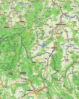 Mapa regionu Registrační číslo: / Numer rejestracyjny projektu: CZ.11.4.120/0.