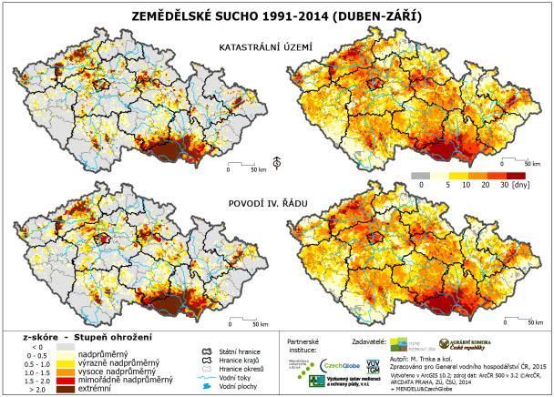 5. KRITÉRIA PŮDNÍHO A ZEMĚDĚLSKÉHO SUCHA Problematikou půdního a zemědělského sucha se v resortu MZe zabývá Státní pozemkový úřad.