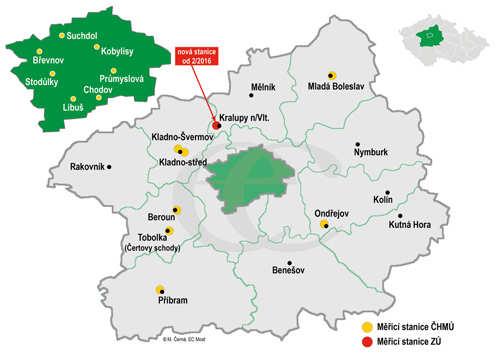 3 Přehled služeb 3.1 Monitoring kvality ovzduší Mezi hlavní činnosti ECK patří sledování a vyhodnocování aktuální imisní situace.
