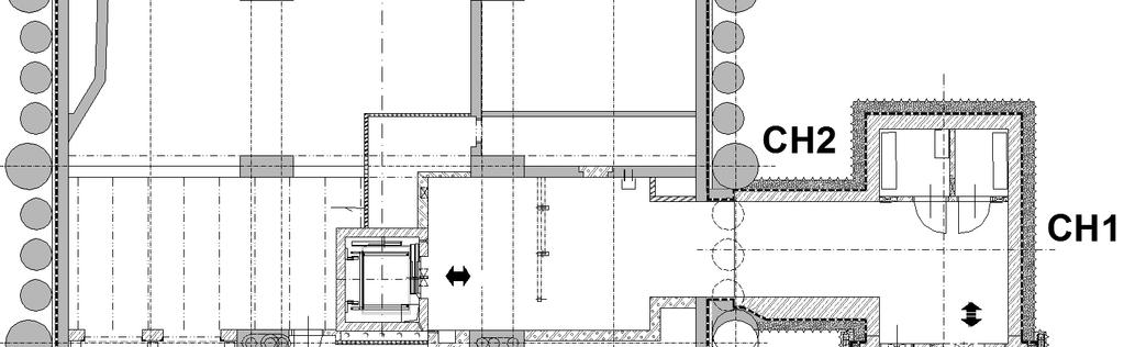 Obr. 1 Půdorys úrovně přestupní chodby Fig.