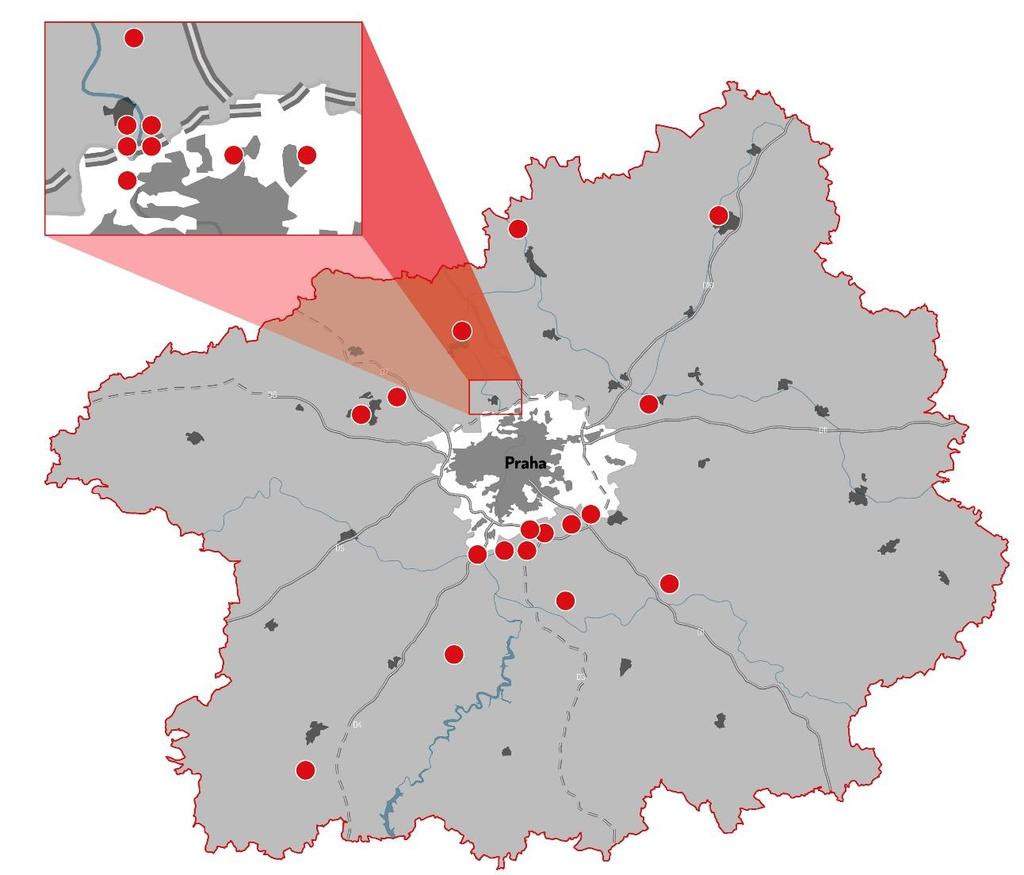 25 výzkumných center Kraj s 3.