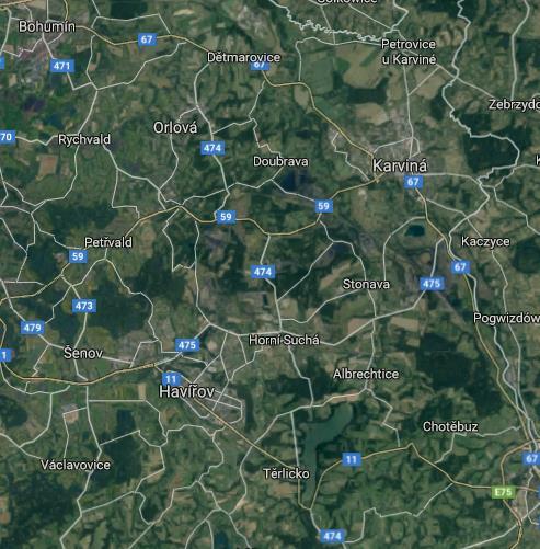 1.2.2 Geomorfologie okresu Karviná Povrch území je plochý, mírně zvlněný, bez hor a terénních hran.