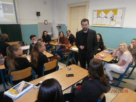 Estonský velvyslanec na našem gymnáziu 19. 5. 2016 Dne 19.
