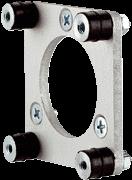 krouticí moment 80 Ncm; materiál: vlnovec z nerezové oceli, svěrné náboje z hliníku Spojka s dvojitým očkem, průměr hřídele 10 mm / 12 mm, maximální přesazení hřídele: radiálně ± 2,5 mm, axiálně ± 3