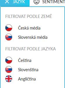 Autor lze zadat/vyhledávat jen podle jména konkrétního autora Jazyk tato záložka umožňuje