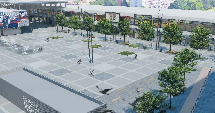 AKTUÁLNĚ Prostor před Železňákem se změní na náměstí Ostrava-Jih Náš obvod na jaře zahájí jednu z největších investičních akcí tohoto roku.