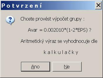 Výpočet