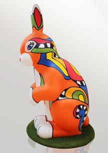 Králík color-block bunny