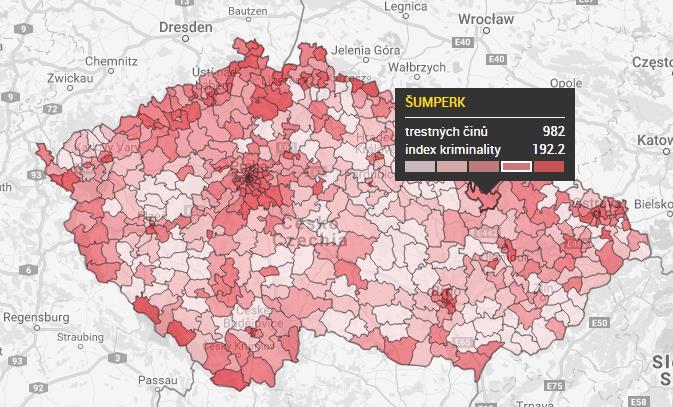 1.2.2 Policie České republiky, KŘP Olomouckého kraje, Obvodní oddělení Šumperk Obrázek č.