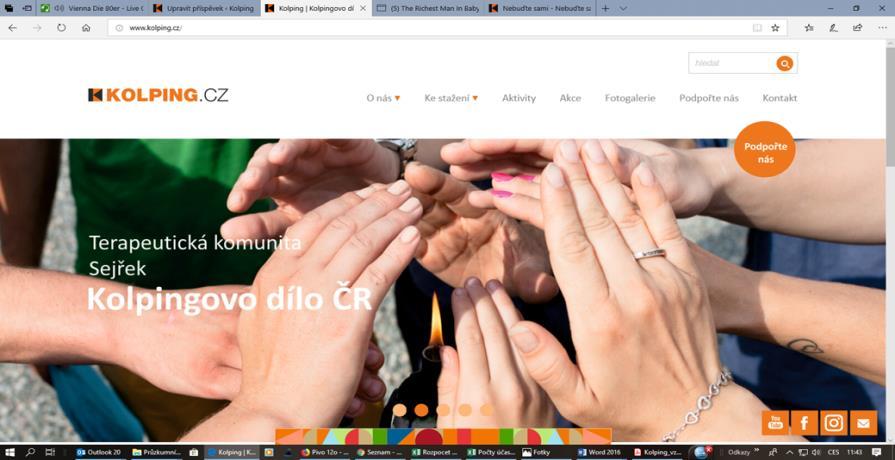 Vážíme si veškeré podpory, které se tak naší činnosti a potřebným dostane. Bližší informace: www.nebudtesami.