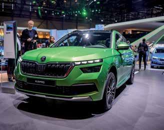 Poprvé zde byly k vidění Škoda Kamiq a Škoda Scala. Městské SUV Kamiq rozšířilo nabídku české automobilky pro evropský trh.
