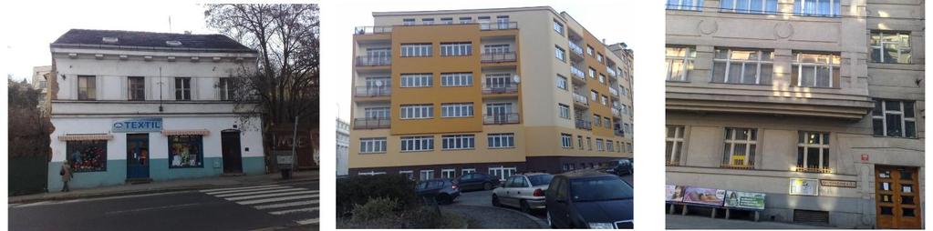 Řadový dům Bydlení v komerční budově Dům s