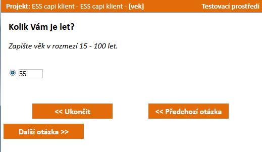 Problémová místa v dotazníku DOMÁCNOST