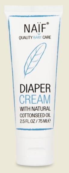 NAIF DIAPER CREAM NAIF NURTURING CREAM Tento krém na opruzeniny funguje jako bodyguard dětských zadečků.