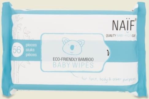 NAIF ECO-FRIENDLY BAMBOO NAIF STARTER KIT WIPES Bez vlhčených ubrousků se obejde málo která rodina s miminkem.