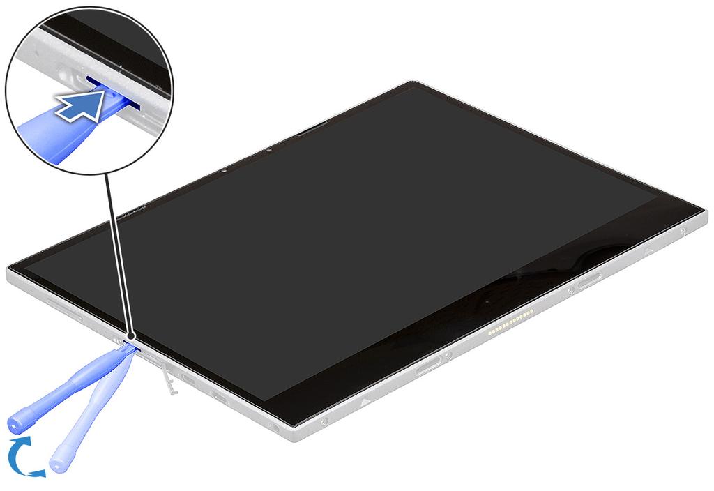 karty SIM/microSD na základní desce.
