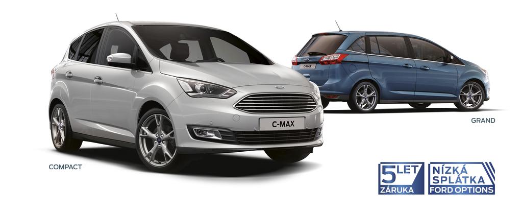 CENÍK I FORD CMAX + GRAND CMAX MIMOŘÁDNÁ NABÍDKA: Zvýhodnění až 51 000 Kč vč. DPH ze základních cen Compact CMAX Plus Motor Palivo Převodovka 1.0 EcoBoost (125 k) 399 900 439 900 469 900 6st.