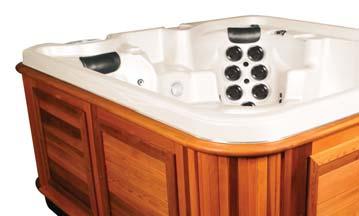 SÉRIE EXPEDITION CUB V: 1185 litrů 313 US gallons W: 217 cm 86 H: 104 cm 41 L: 217 cm 86 W L LEGEND Trysek 40 Čerpadel 3 H Jedna z našich nejvšestrannějších vířivek - Cub nabízí