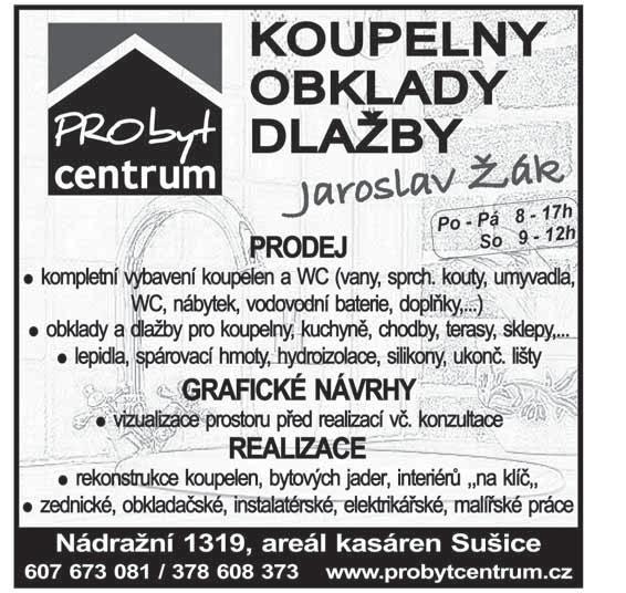 Sport / Inzerce / Pozvánky strana 9 Sportoviště města Sušice 13. DUBNA FITNESS OPEN DAY NA SPORTOVIŠTI V jeden den na jednom místě si můžete dát opravdu do těla.