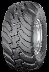 Relativně velká styková plocha snižuje valivý odpor. Tím zůstává odvalování pneumatik zachováno i při obtížných podmínkách.