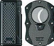 25337900 Colibri Monza III T10009GS + ořezávač doutníků Black 405,18 V-CUT ořezávač doutníků 405,18