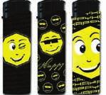 25456200 Zapalovač Prof Black Rubber Gold Cap PEAL IMPORT 25405100