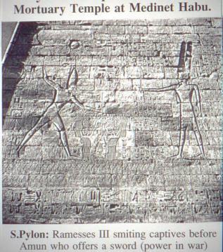 (i své děti pojmenoval po synech R-II) 4 synové se následně panovníky: Ramesse IV., V., VI. a VIII. DV: 31 let 1.-4. RV: velmi málo informací.