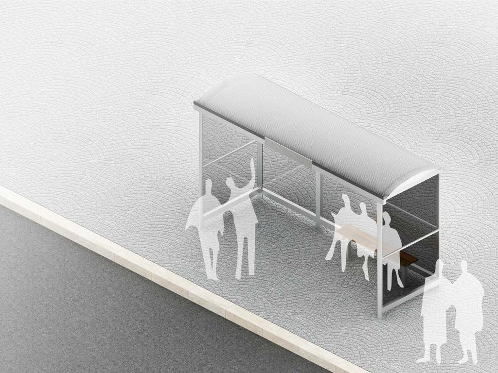 AUTOBUSOVÉ ZASTÁVKY KLASIK AZ Autobusová zastávka s klasickým designem, který spojuje tradici s moderní technologií. Kvalitní materiály a zpracování zajišťují dlouholetou životnost a snadnou údržbu.
