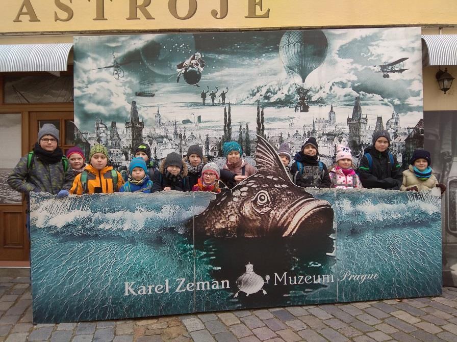 Výlet školní družiny 1.2.2019 jsme se vydali na výlet do Prahy. Navštívili jsme Muzeum Karla Zemana.