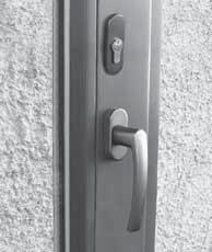 Uzamykatelná klika se používá tam, kde chceme zamezit neoprávněnému otevření okna nebo balkonových dveří.