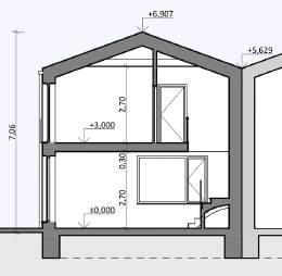 1. Nadzemní podlaží Zádveří...6,0 m² Koupelna 1...5,5 m² Šatna.