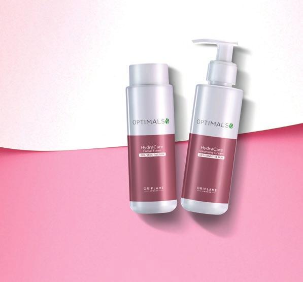 HYDRATUJE žíznivou pleť KAŽDÝ VĚK Pro normální/ smíšenou pleť Dermatologicky testováno Micelární voda Optimals Hydra 200 ml 34002 219 Kč Noční zklidňující krém pro