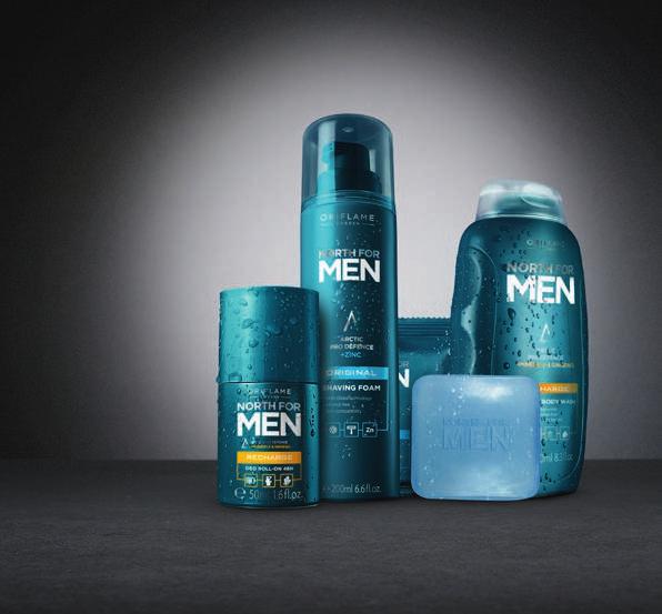 OMLAZUJÍCÍ PLEŤOVÝ KRÉM Pomáhá bránit viditelným známkám stárnutí: 79% souhlasí* URBAN RECHARGE Mýdlo North For Men Urban 100 g 34911 59 Kč LIMITOVANÁ EDICE Pěna na holení North for Men Urban 200 ml