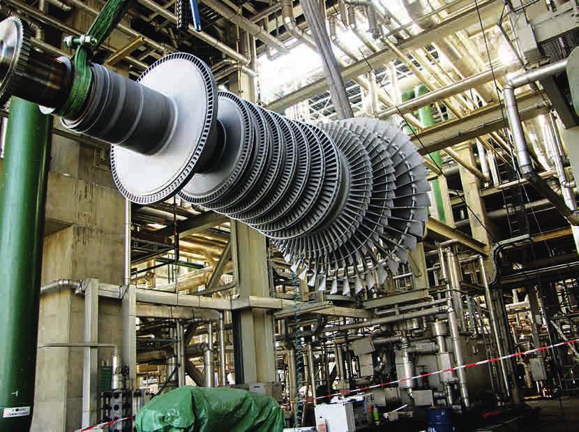 Kompresory pístové a šroubové Turbokompresory Čerpadla všech typů Vývěvy Turbíny parní a hydraulické Dmychadla Převodovky Odstředivky Ventilátory MECHANICKÉ ČINNOSTI ROTAČNÍ STROJE realizuje opravy a