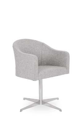 38 LU-2-44-R1-CR Celočalouněné křeslo / Fully upholstered chair / Vollgepolsterter Sessel Skořepina z vysoce kvalitní pěny vstřikované za studena vyztužená ocelovým rámem / Shell of high quality