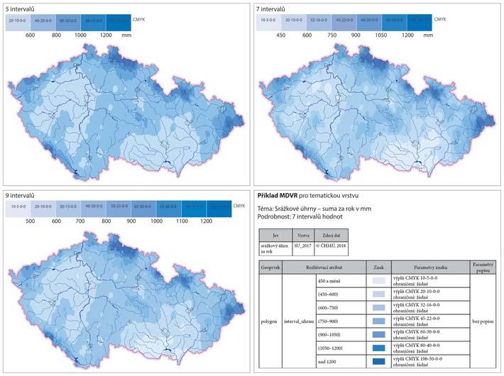 existujících map. Výše popsaný koncept MDVR byl vytvořen na základě zkušeností s tvorbou mapy klimatických oblastí podle E.