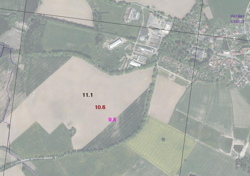 Obrázek č. 7: Roční průměrné koncentrace oxidu dusíku v (µm.m -3 ) Tabulka č. 18: Trend imisního stavu koncentrací za jednotlivá období Za období Hodnoty (µm.