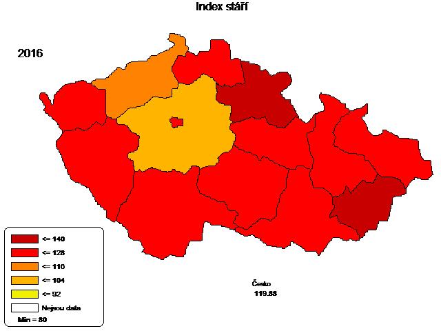 12 Zpráva o zdraví obyvatel Jihomoravského kraje hodnotu 100 a vyšší.