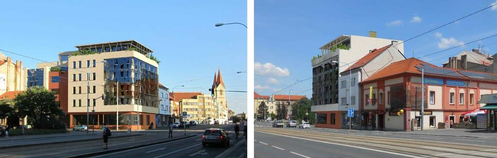 Hotel Plzeň Hotel bude budován v nově vzniklé proluce v centru Plzně.