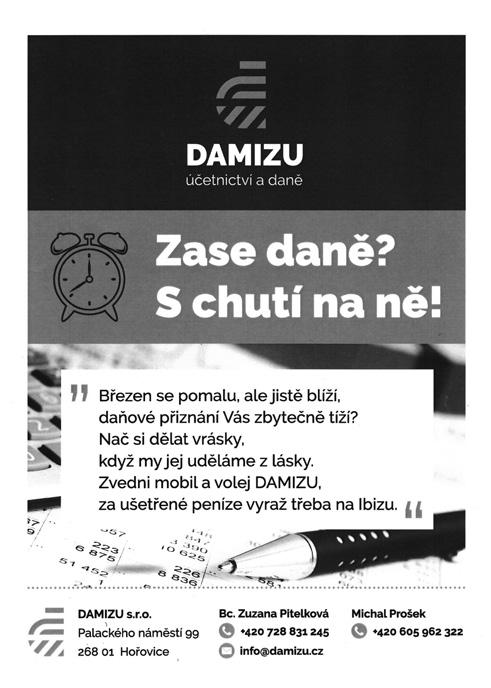 728 349 403 16. a 17. Dr. František Hentsch Zdice, Palackého nám. 21 tel. 608 020 878 23. a 24. Dr. Josef Holman Hořovice, Komenského 49 tel. 311 516 660 30. a 31. Dr. Jarmila Holmanová Hořovice, Komenského 49 tel.