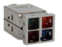 Class system II, BKT NL, shielded Module cat. 8.2 BKT NL MMC 4P Shielded Module for telecom and computer installations.