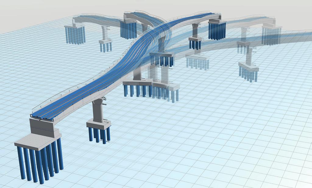 S ALLPLAN BRIDGE 9. PARAMETRICKÉ UMÍSTĚNÍ Pro doplnění podrobnosti modelu mostu o objekty např.