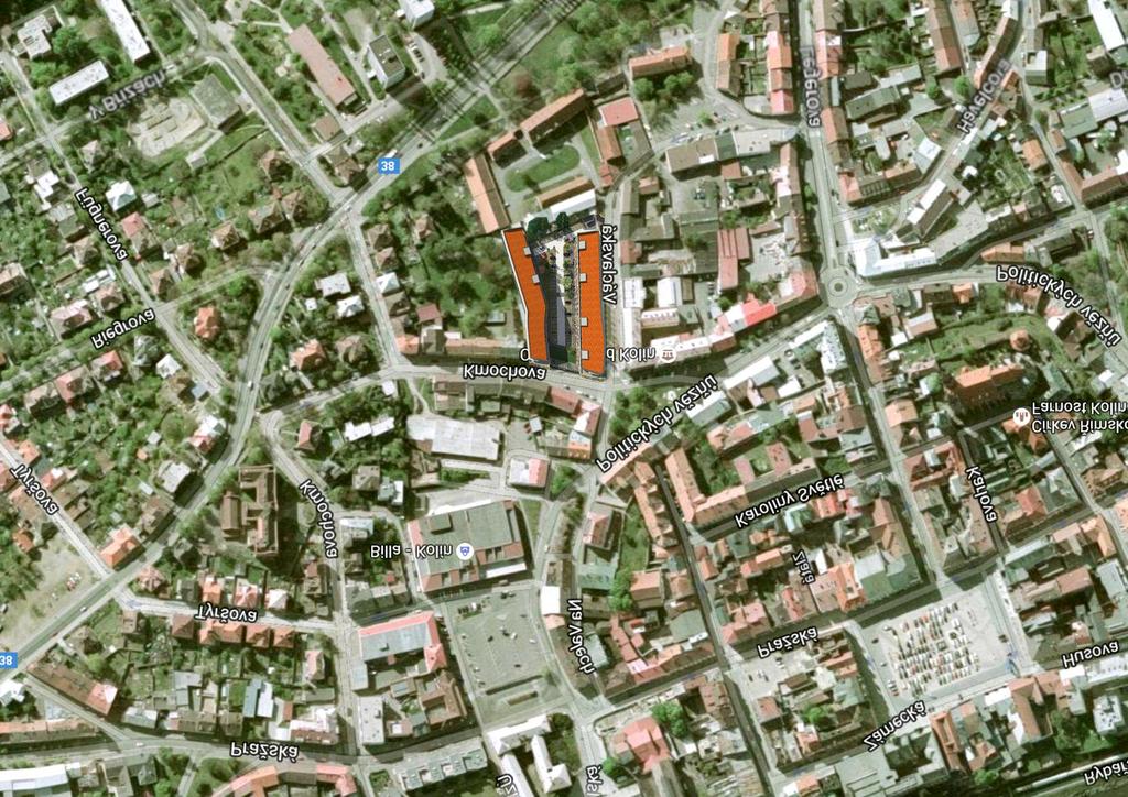 BYTOVÝ DŮM RESIDENCE JE SITUOVÁN V CENTRÁLNÍ ČÁSTI STÁVAJÍCÍ ZÁSTAVBY MĚSTA A. OBJEKT CELKEM OBSAHUJE 151 NADSTANDARTNÍCH BYTOVÝCH JEDNOTEK O VELIKOSTI 30 AŽ 00 M A 154 PARKOVACÍCH MÍST.