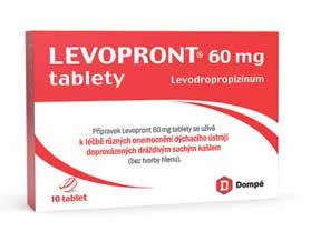 DRILL CITRON MENTOL DRILL BEZ CUKRU - 50 % 69 Kč LEVOPRONT 60 mg tbl. nob. 10 60 mg Rychlá úleva od suchého kašle.