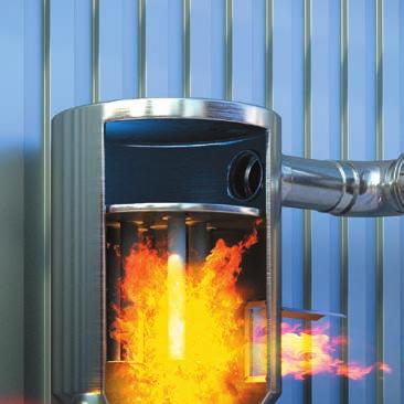 B-FLAP I je vhodné použít pro zabránění přenosu výbuchu mezi technologiemi u filtrů, cyklónů a ostatních zařízení, kde existuje riziko výbuchu