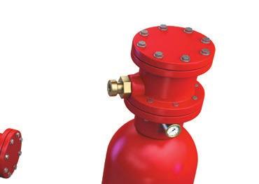 SCHÉMA INSTALACE HRD SYSTÉMU NA FILTRU 6 HRD systém ochrání proti následkům výbuchů filtry a filtrační jednotky, průmyslové vysavače, sila, mlýny, sušárny, cyklony, dopravníky,