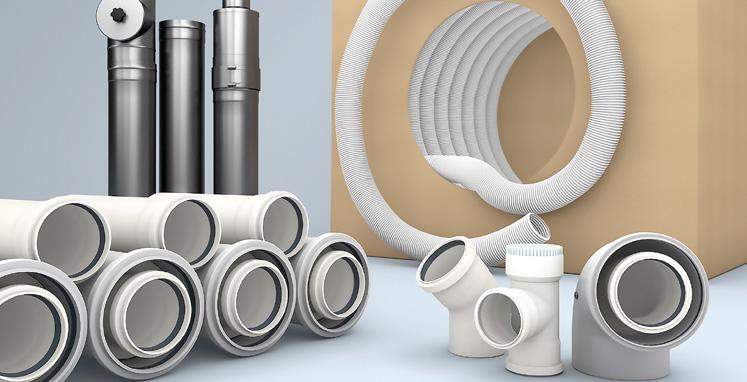 Odkouření plynových kotlů SYSTÉMY ODVODU SPALIN PRO NÍZKOTEPLOTNÍ A KONDENZAČNÍ KOTLE Spalinové systémy BRILON jsou špičkovým produktem renomovaného německého výrobce, který se specializuje na